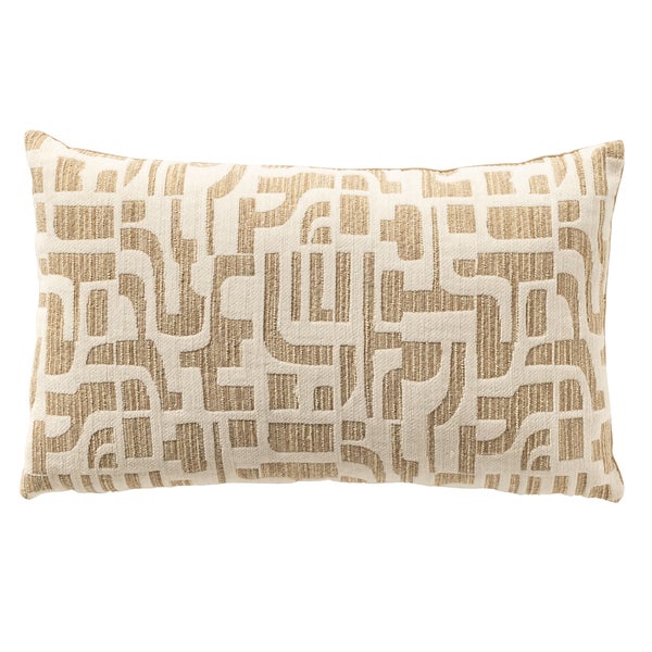 Dekokissen mit geometrischem Muster