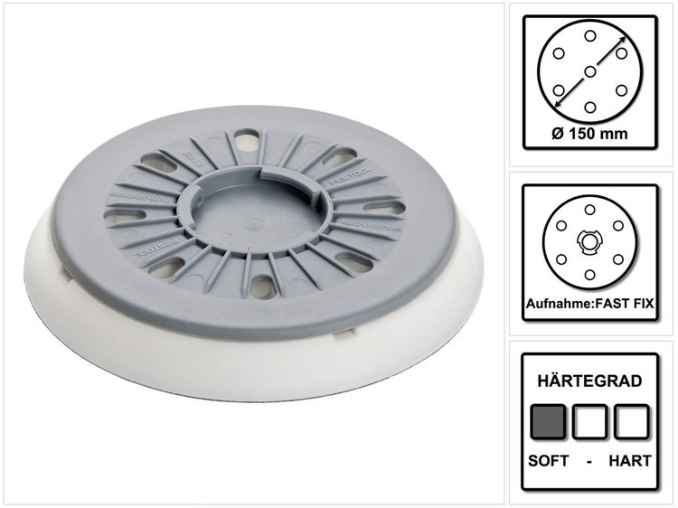 Festool Schleifteller ST-STF D150/17MJ-FX-SW 150 mm FastFix weich ( 496144 )