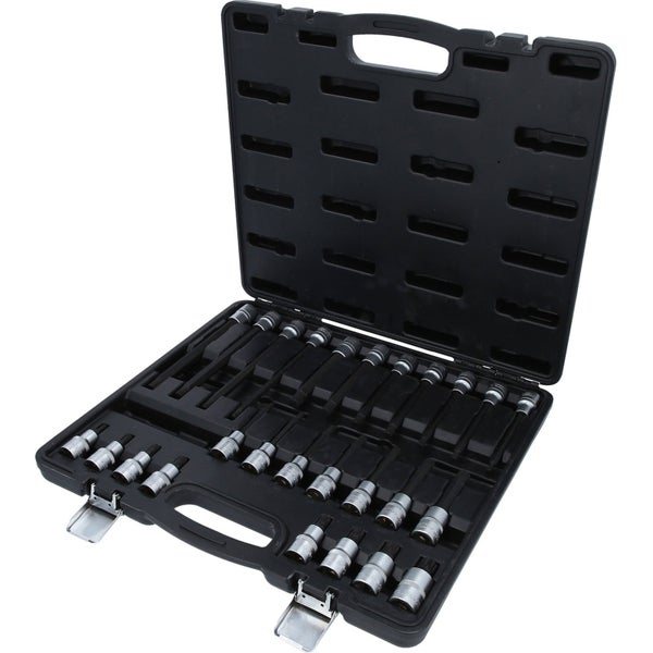 KS TOOLS 1/2 Bit-Stecknuss-Satz für Vielzahn (XZN)-Schrauben 26tlg. - 911.4540