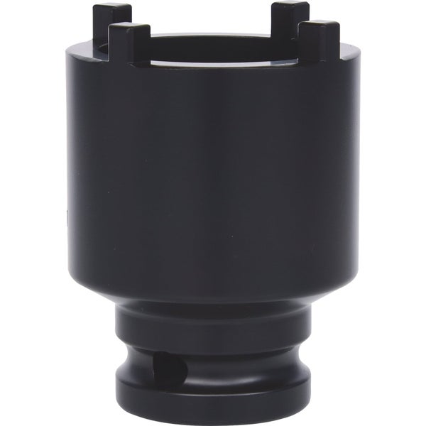 KS Tools Logo. Zeichnung eines Stirnlochschlüssels mit den Maßangaben B, D1, D2 und H.