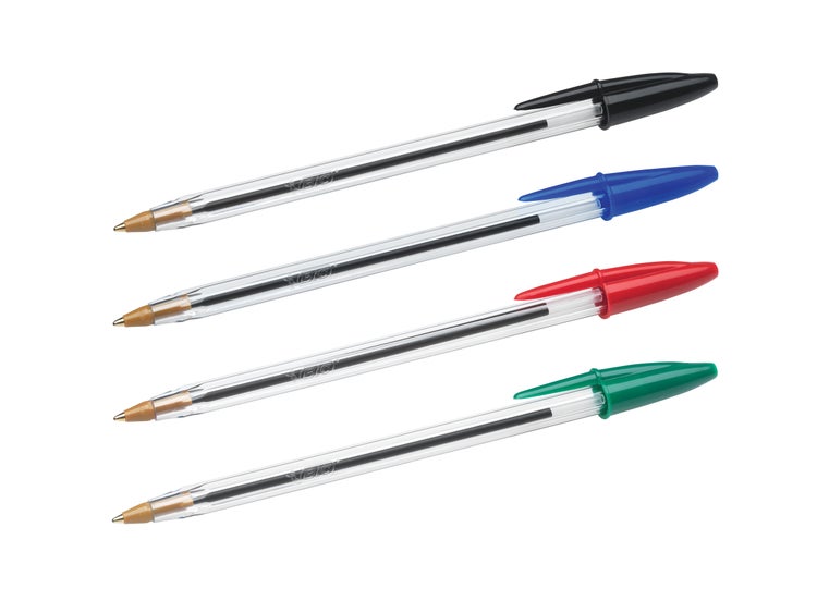 BIC Kugelschreiber Cristal Original 0.4mm schwarz, 4er Set