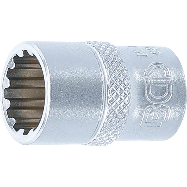 BGS Steckschlüssel-Einsatz Gear Lock Antrieb Innenvierkant 10 mm (3/8) SW 12 mm - 10312