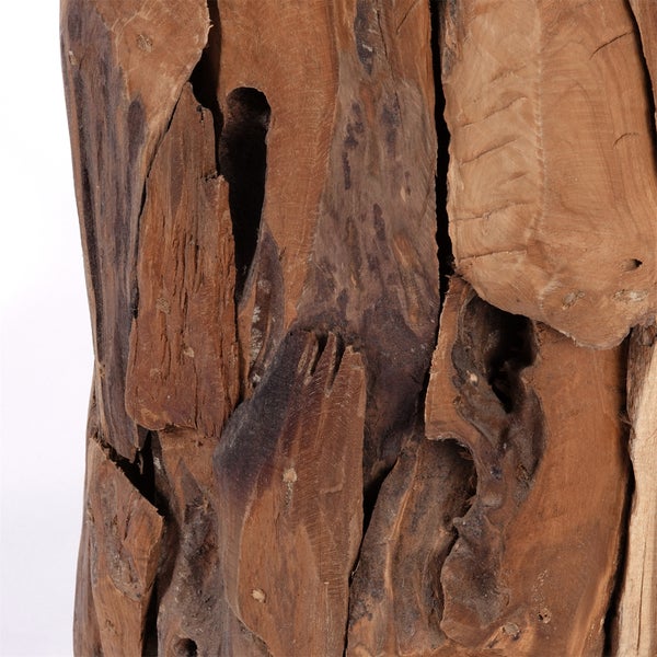 Deko-Säule Malea 80 Treibholz, für Pflanzen, Kerzen naturfarben