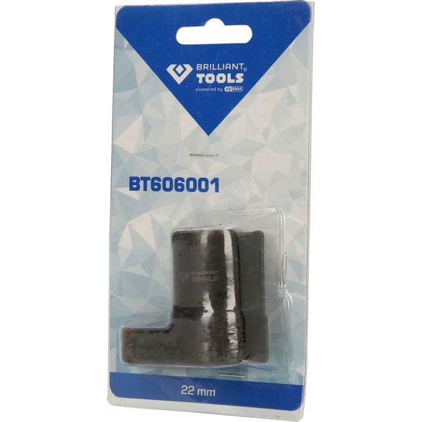 BRILLIANT TOOLS 1/2 Lambdasonden-Stecknuss flach - BT606001