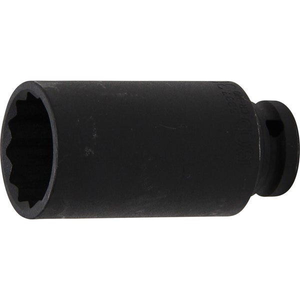BGS Kraft-Steckschlüssel-Einsatz Zwölfkant Antrieb Innenvierkant 12,5 mm (1/2) SW 30 mm - 5337