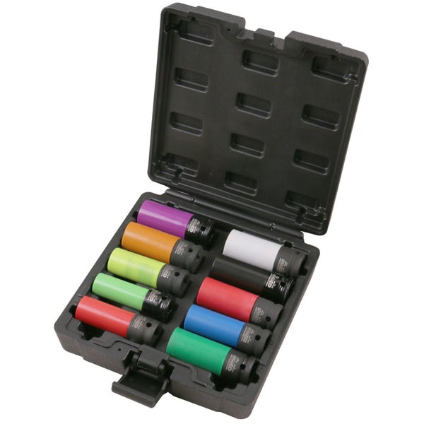 KS TOOLS 1/2 Spezial-Alu-Felgen Kraft-Stecknuss-Satz 10tlg. - 515.0890