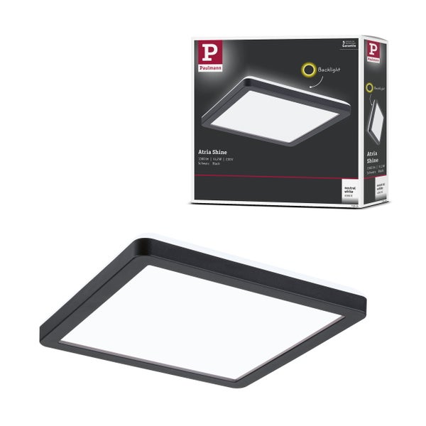 Paulmann LED Panel Atria Shine rechteckig mit Hintergrundbeleuchtung inklusive Produktverpackung