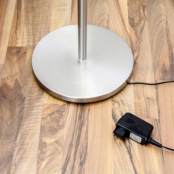 Lindby LED Stehlampe, Deckenfluter dimmbar verstellbarer Lesearm Standleuchte Metall Standlampe Wohnzimmerlampe Leselampe