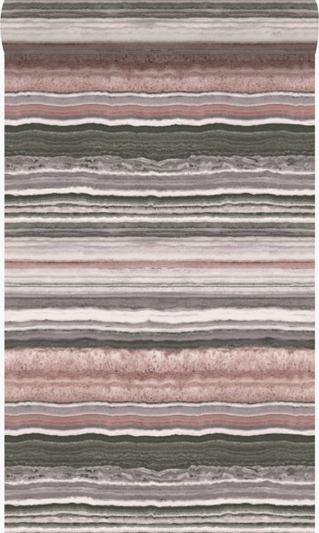 Rolle Tapete mit horizontalem Streifenmuster