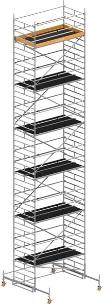 Layher Fahrgerüst mit mehreren Ebenen