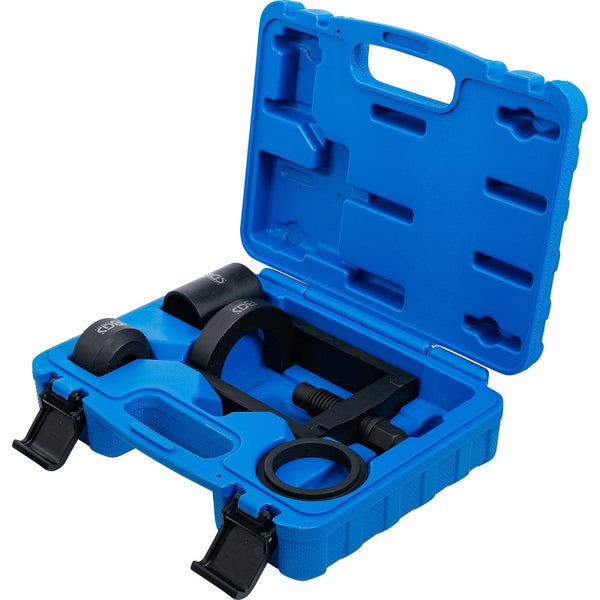 Werkzeugsatz für Traggelenke in einem blauen Werkzeugkoffer