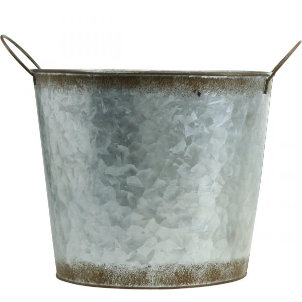 Zinkeimer mit Griffen