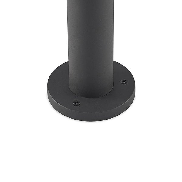Lucande Außenleuchte Berenike (spritzwassergeschützt (Modern) in Alu aus Aluminium (1 flammig, GX53) - Wegeleuchte Pollerleuchte Wegelampe Sockelleuchte