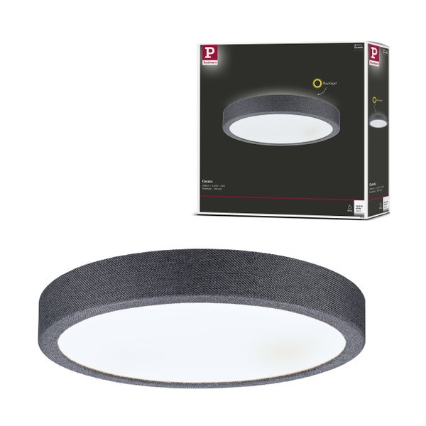 Quadratische LED Panel Deckenleuchte Paulmann Velora mit Zigbee Steuerung und einstellbarer Lichtfarbe in der Verpackung