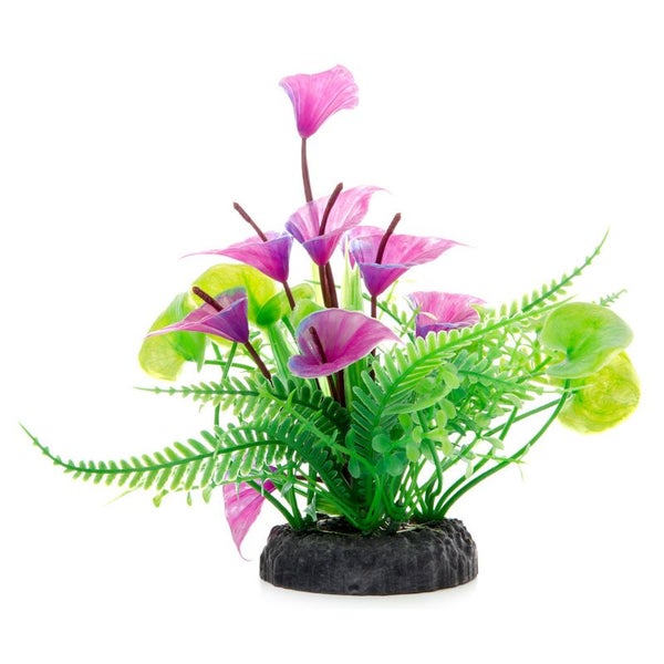 Aquarium Wasserpflanzen Kunststoff Aquarien Pflanzen Pflanze 15 cm bunt