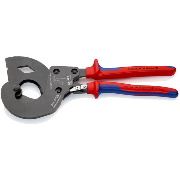 Knipex ACSR Freileitungsschneider (Ratschenprinzip)für Freileitungsseile mit Stahlkern - 9532340SR