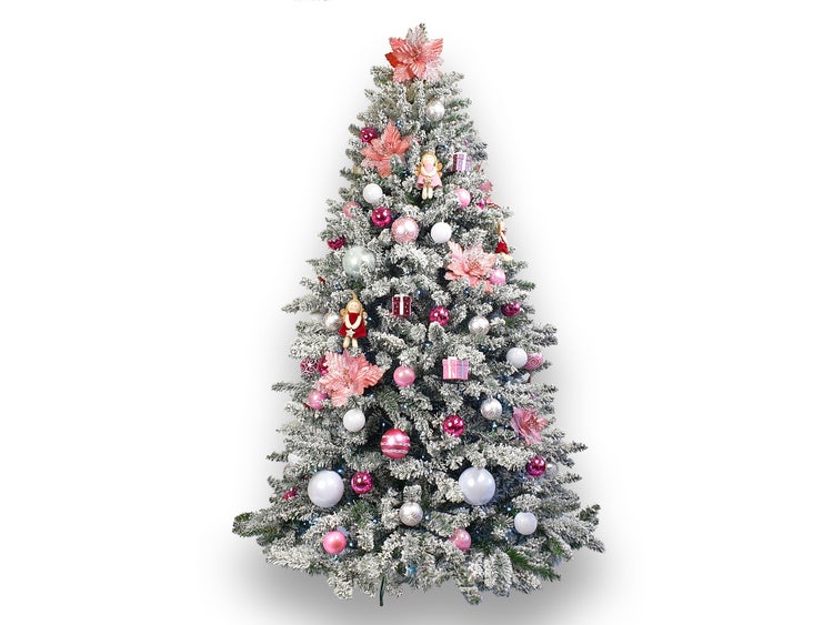 Set Weihnachtskugeln 165 Stück in Luxusbox PRINZESSIN MAI für Weihnachtsbäume 240-270 cm