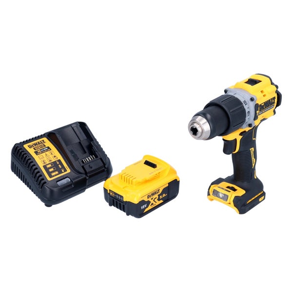 DeWalt Akku-Bohrschrauber Set mit 18 Volt Lithium-Ionen Akku und Ladegerät.