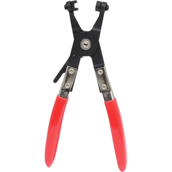 Sprengringzange mit roten Griffen
