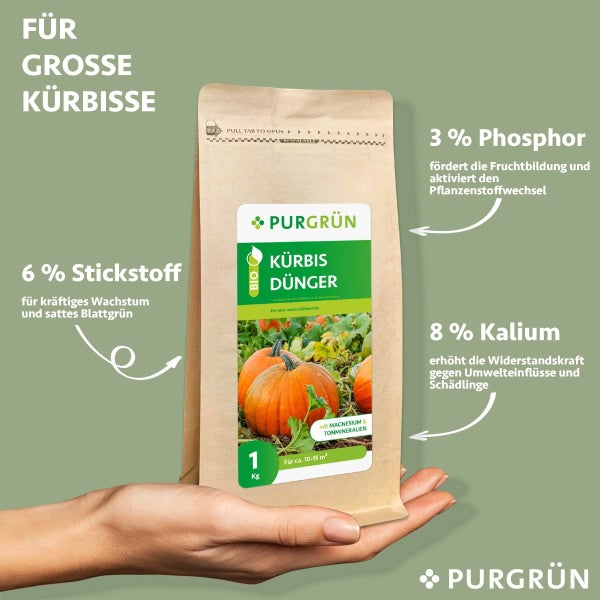 Purgrün Bio-Kürbis-Dünger 1 kg