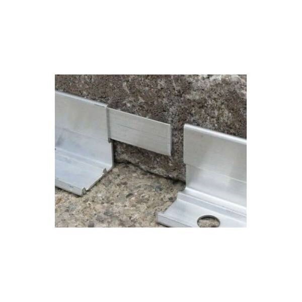 Aluminium Mauerschienen Montage an einer Mauer