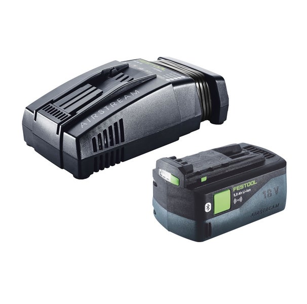 Festool Energie Set 1x BP 18 Li 5,0 ASI EU Akkupack 18 V 5,0 Ah ( 577660 ) + SCA 16 Schnellladegerät 10,8 V - 18 V ( 576953 ) + Systainer