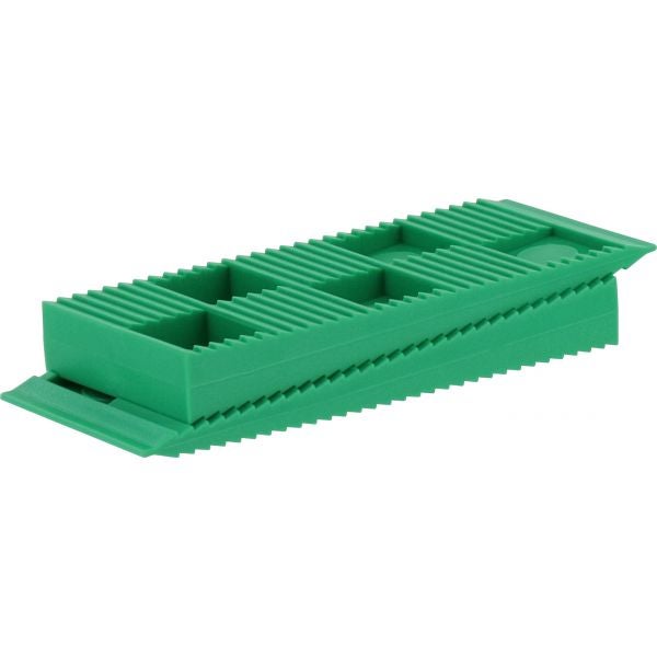 Triuso Kunststoff Rastkeil 80x30x10mm grün max.200kg, - 30 Stück je Verpackungseinheit