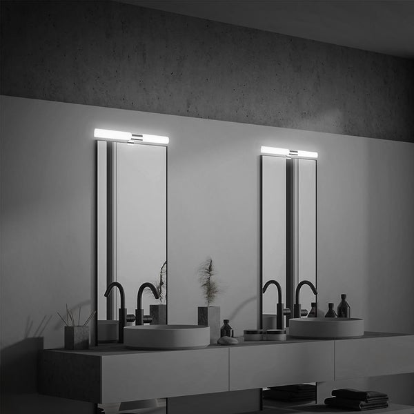 LED Bad-Spiegelleuchte, chrom, LED/12W
