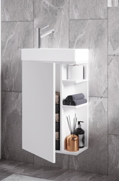 2-tlg Gäste WC Waschplatz Bad Waschtisch Lumia