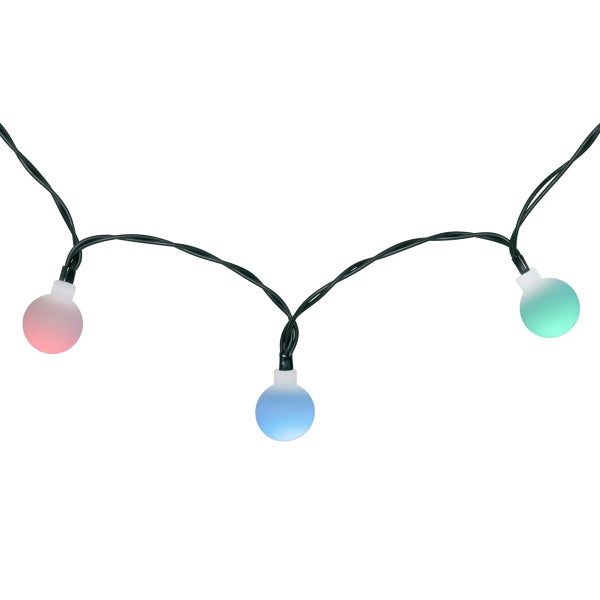 Outdoor-Lichterkette 7m inkl. LED 50-Licht RGBW Solar - Festival