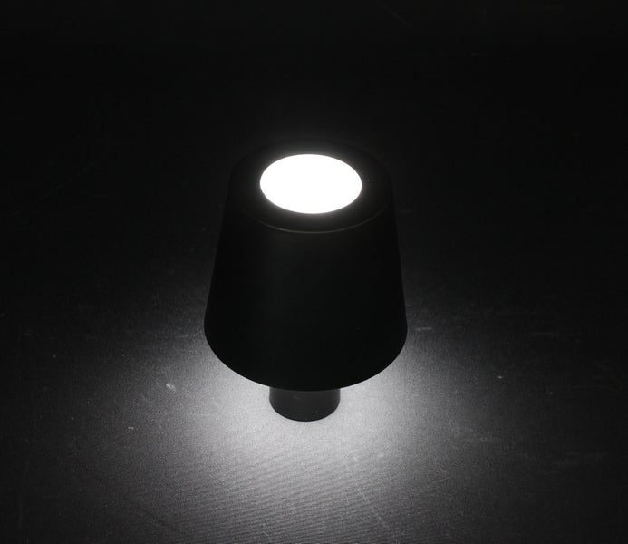 FRANK FLECHTWAREN | LED-Lampe Flaschenleuchte, 10,5 x 10,5 x 14 cm, KUNSTSTOFF