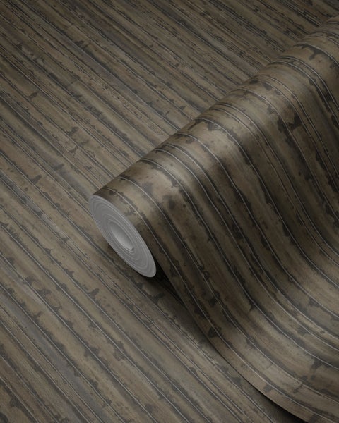 Tapetenrolle mit Holzplankenmuster