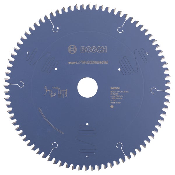 Bosch Kreissägeblatt Expert for Multi Material für Kapp- und Gehrungssägen 250 x 30 x 2,4 mm 80 - 2608642494