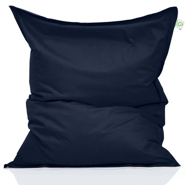 Green Bean Indoor Sitzsack XXL 140x180cm 380 Liter Kinder & Erwachsene Bean Bag EPS Perlen Füllung Riesensitzsack Groß Liegekissen Sitzkissen - Navy Dunkelblau