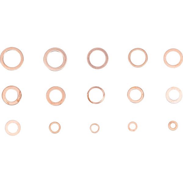 Verschiedene Kupferdichtungen