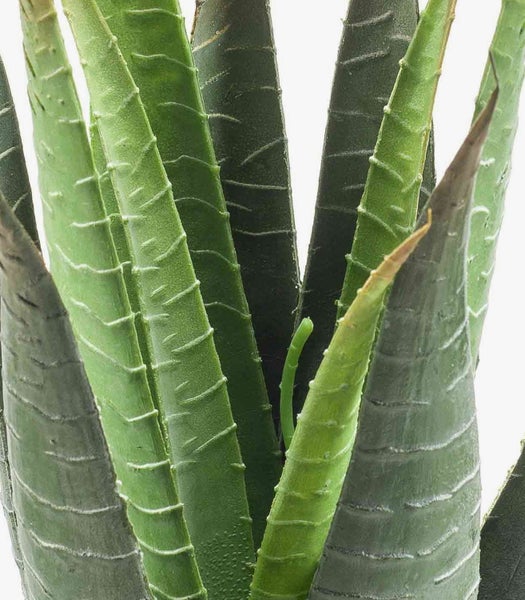 Künstlicher Dekozweig mit hellrosa und weißen Blüten sowie braunem Stiel mit Struktur.