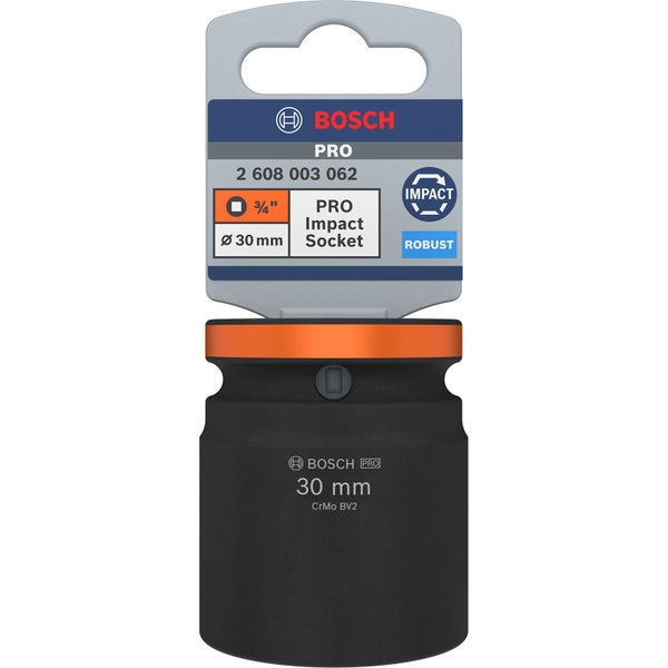 Bosch Pro Impact Steckschlüssel, 30 mm