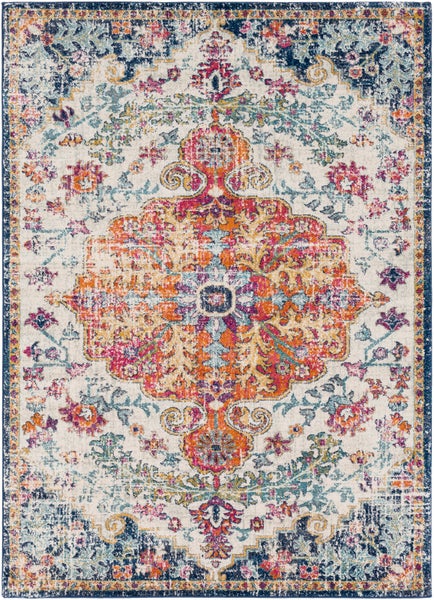 Vintage Orientalischer Teppich - Mehrfarbig/Orange - 160x220cm - LOU