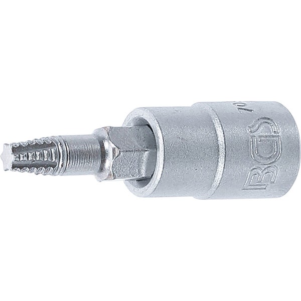 BGS Schraubenausdreher-Bit-Einsatz Antrieb Innenvierkant 6,3 mm (1/4) für defektes T-Profil (für Torx) T20 - 7098-T20