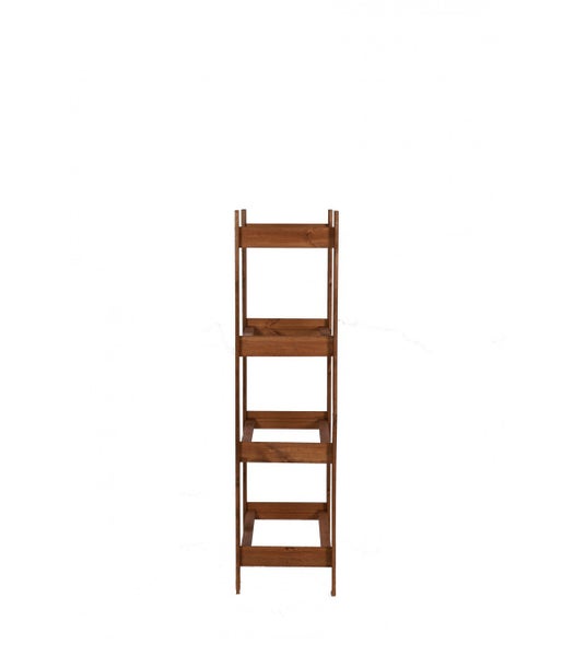 PROREGAL Getränkekistenregal Pinepeak HxBxT 149 x 70 x 38,8 cm Für 4 Kisten Kiefernholz Braun