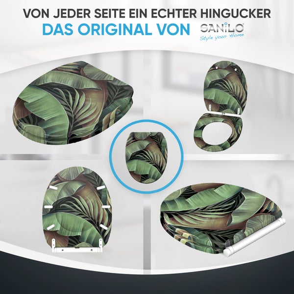 WC-Sitz mit Absenkautomatik & Top Fix Jungle