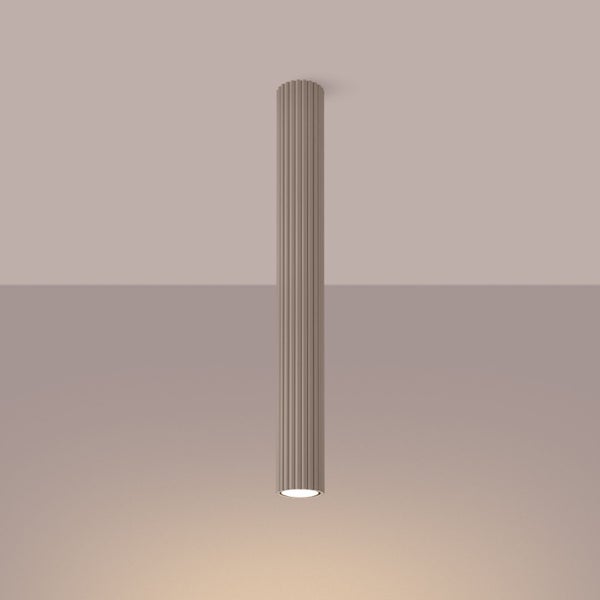 Deckenleuchte mit gerippter Oberfläche