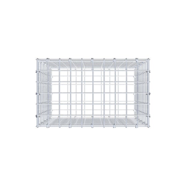 Gabione 50 cm x 50 cm x 30 cm (L x H x T), Maschenweite 5 cm x 5 cm, C-Ring