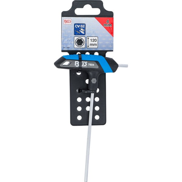 BGS T-Griff Innensechskantschlüssel, 4 Millimeter