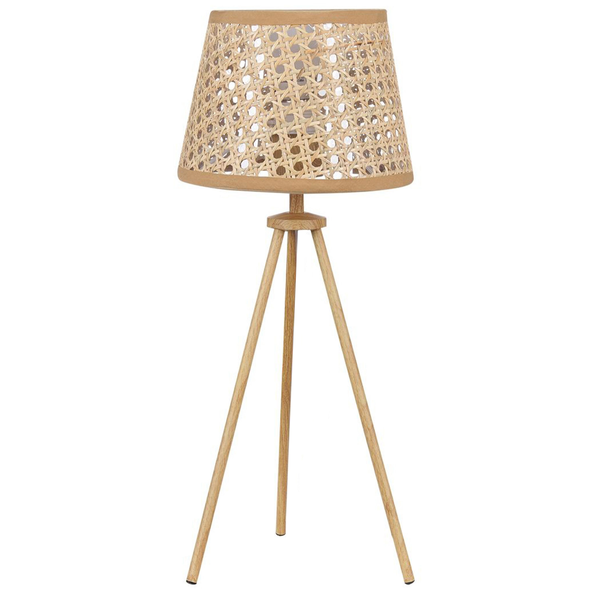 Tischleuchte BOETICA Rattan Naturfarben