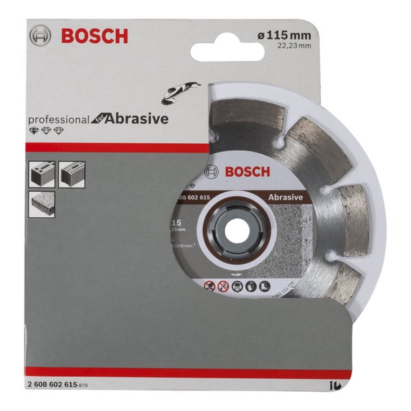 Bosch Diamanttrennscheibe Standard for Abrasive 115x22,23x6x7 mm 2608602615