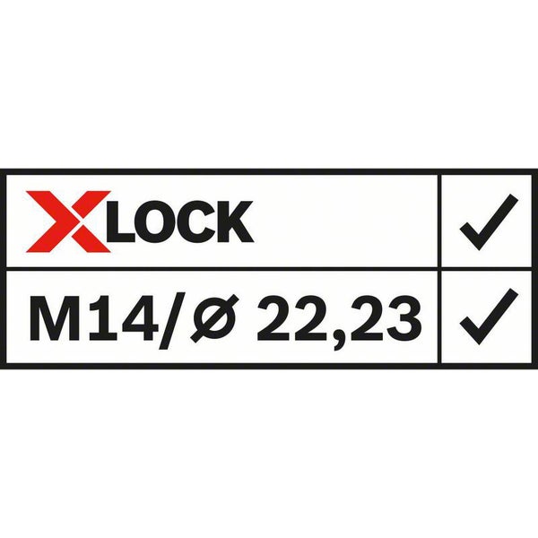 Bosch X-LOCK Trennscheibe Standard for Universal 115 x 22,23 x 1,6 x 10, 2-teilig - 2608615246