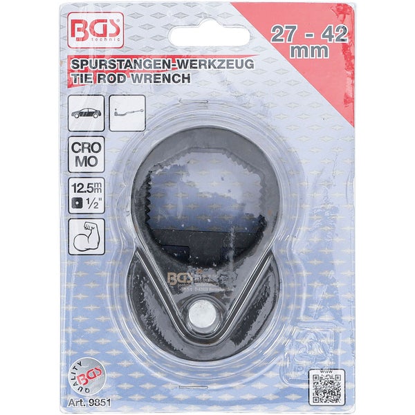 BGS Spurstangen-Werkzeug Antrieb Innenvierkant 12,5 mm (1/2) 27 - 42 mm - 9851