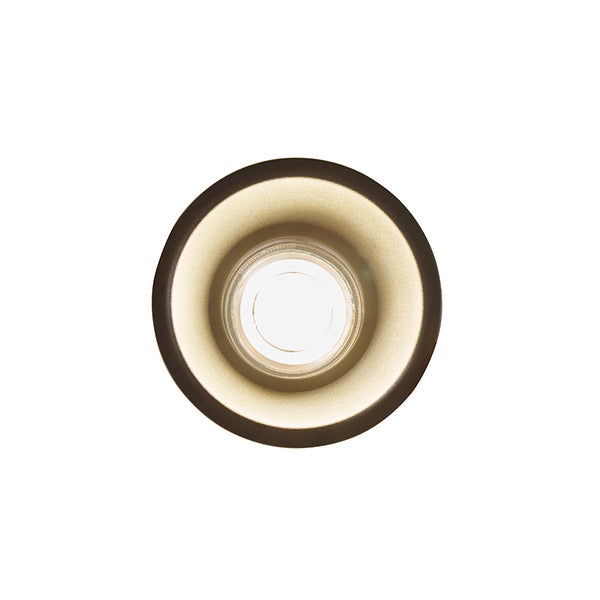 Ansicht einer Deckenleuchte mit leuchtendem Leuchtmittel