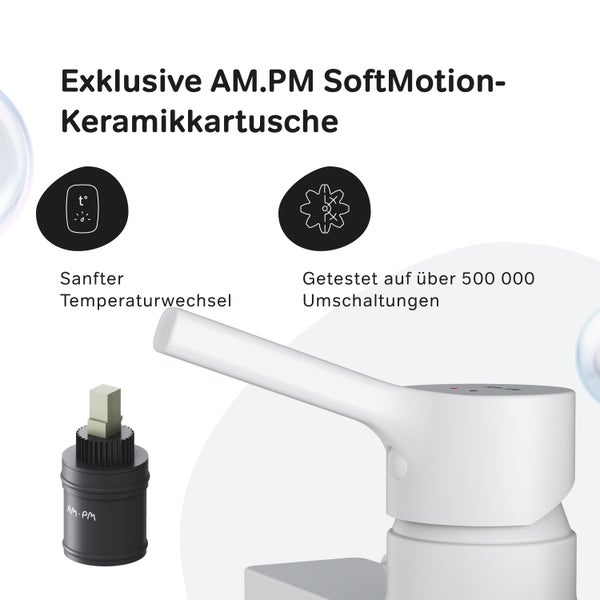 Technische Zeichnung einer Einhebel Wannenarmatur mit Maßangaben in Millimeter